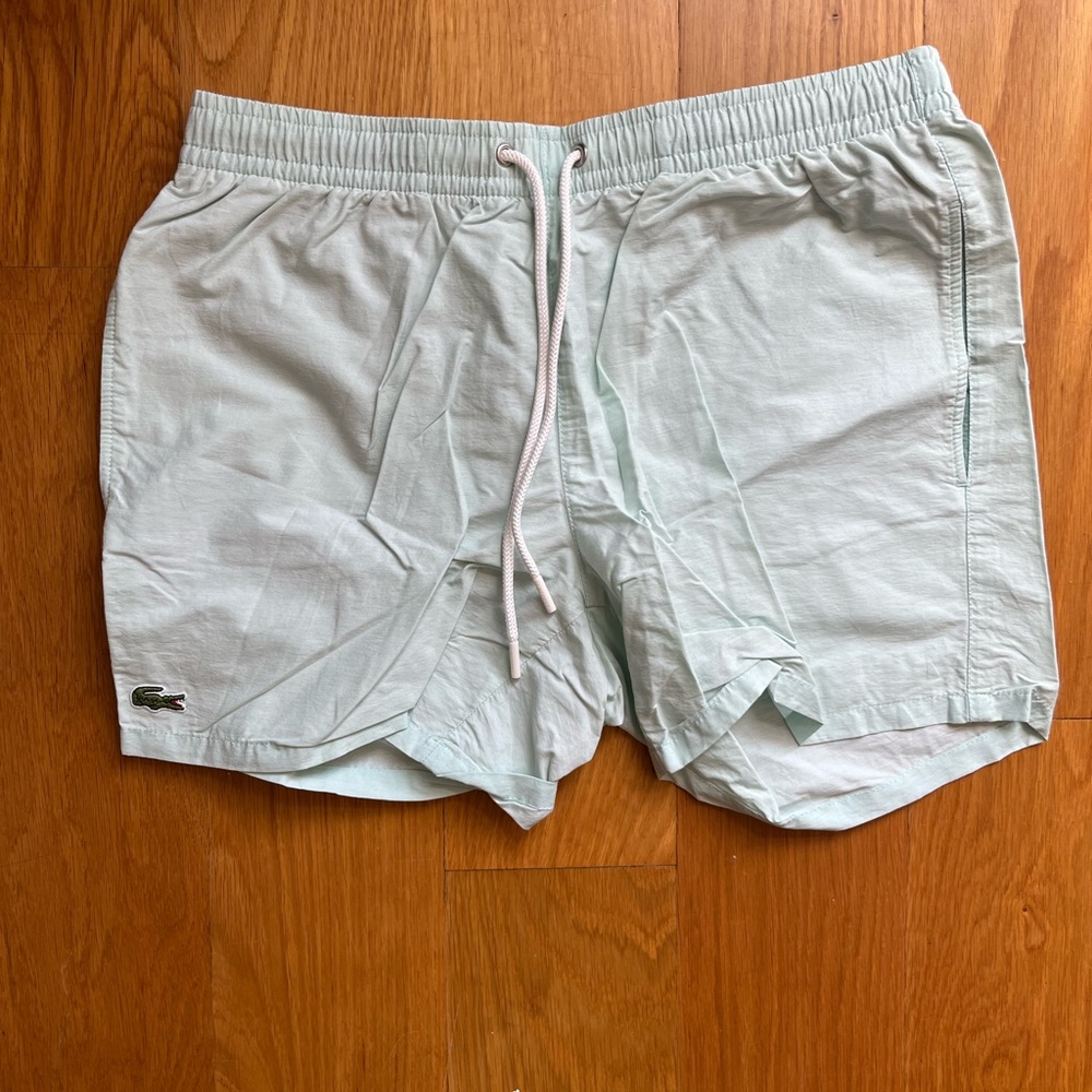 LACOSTE swim trunks - mint color size M